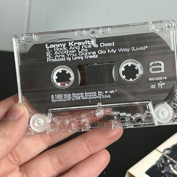 Rock & Roll Is Dead [Single] by Lenny Kravitz (Cassette, Sep-1995, Virgin) - Picture 3 of 4